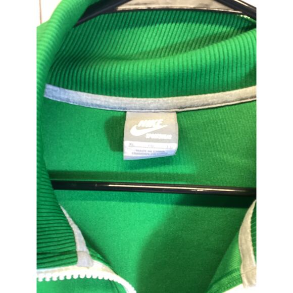 Vintage Nike Green tracksuit pull-zip Jacket windbreaker for Men size XL w23 L25 - Picture 3 of 8